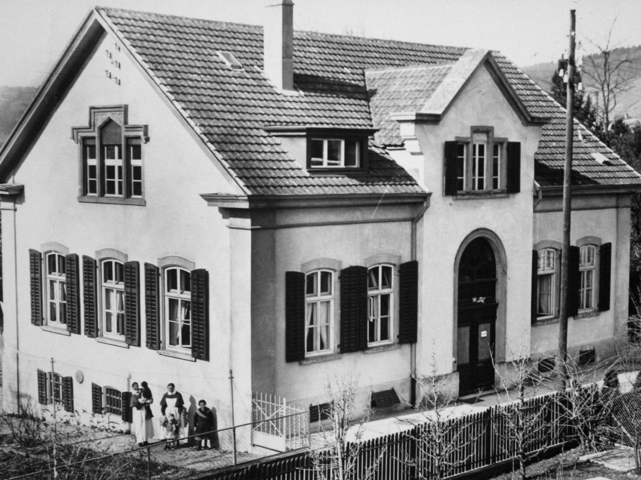 Bild Brugg Bild von 1882 - Altes Kinderspital am Wildenrain